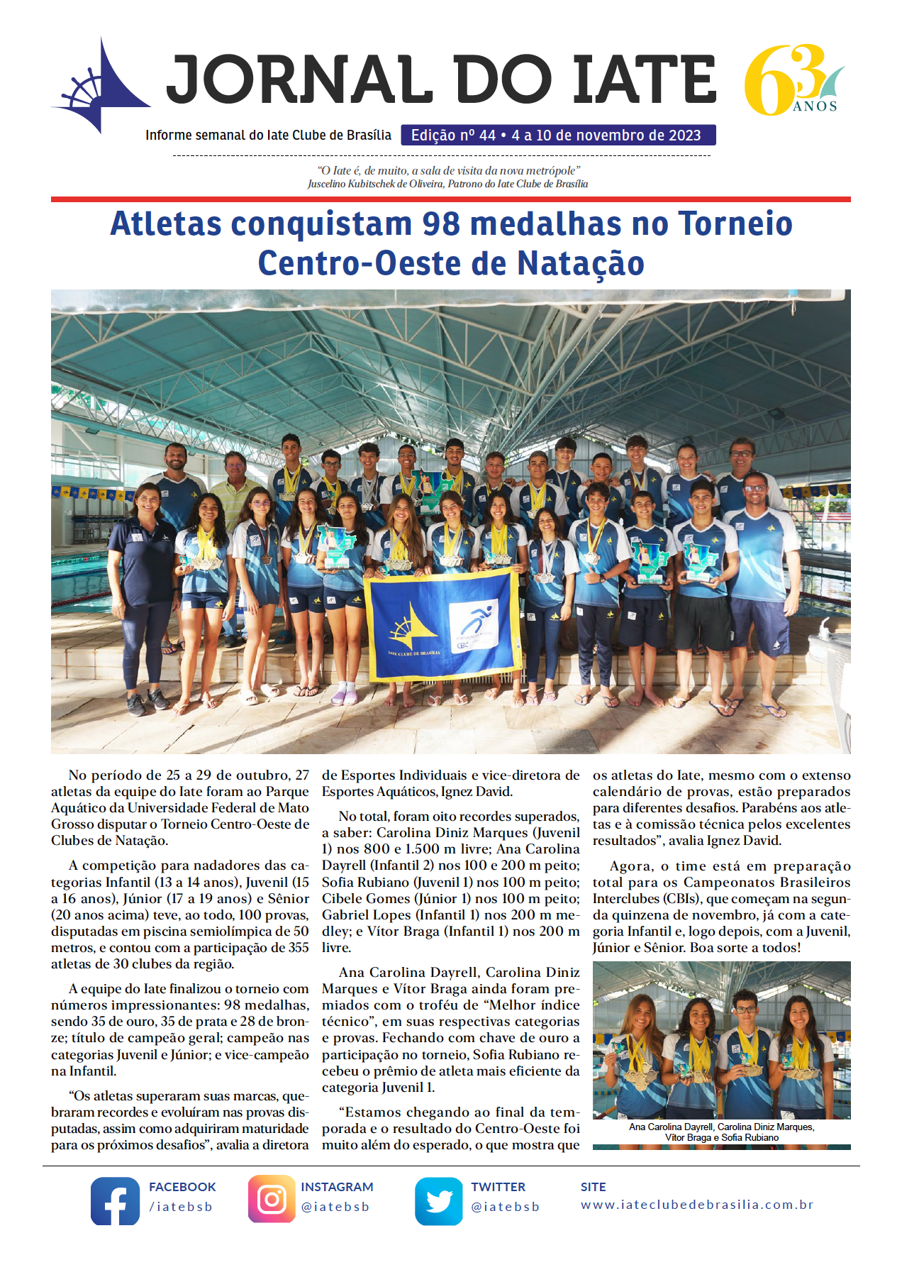Capa do Jornal 44